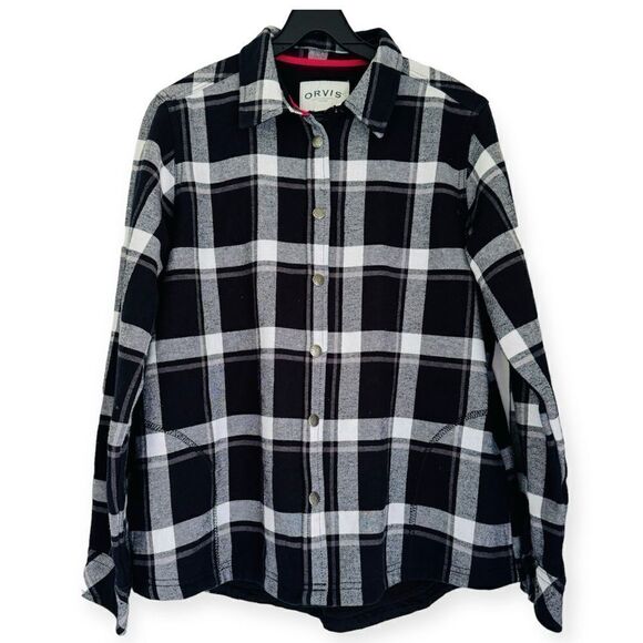 Orvis Women's Fleece Lined Shirt Jacket Shacket Size Large - Picture 1 of 8
